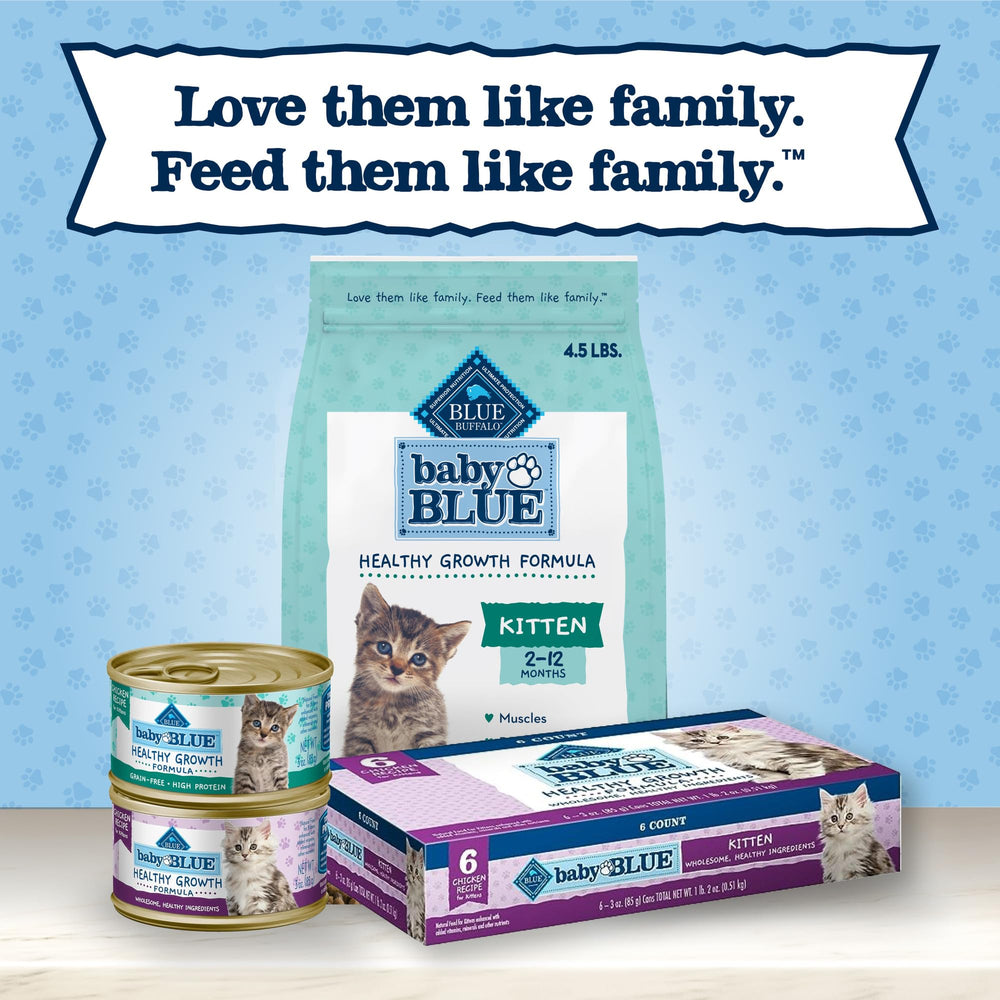 Blue Buffalo Baby Blue DHA-ARA detail references cognitive and retinal support