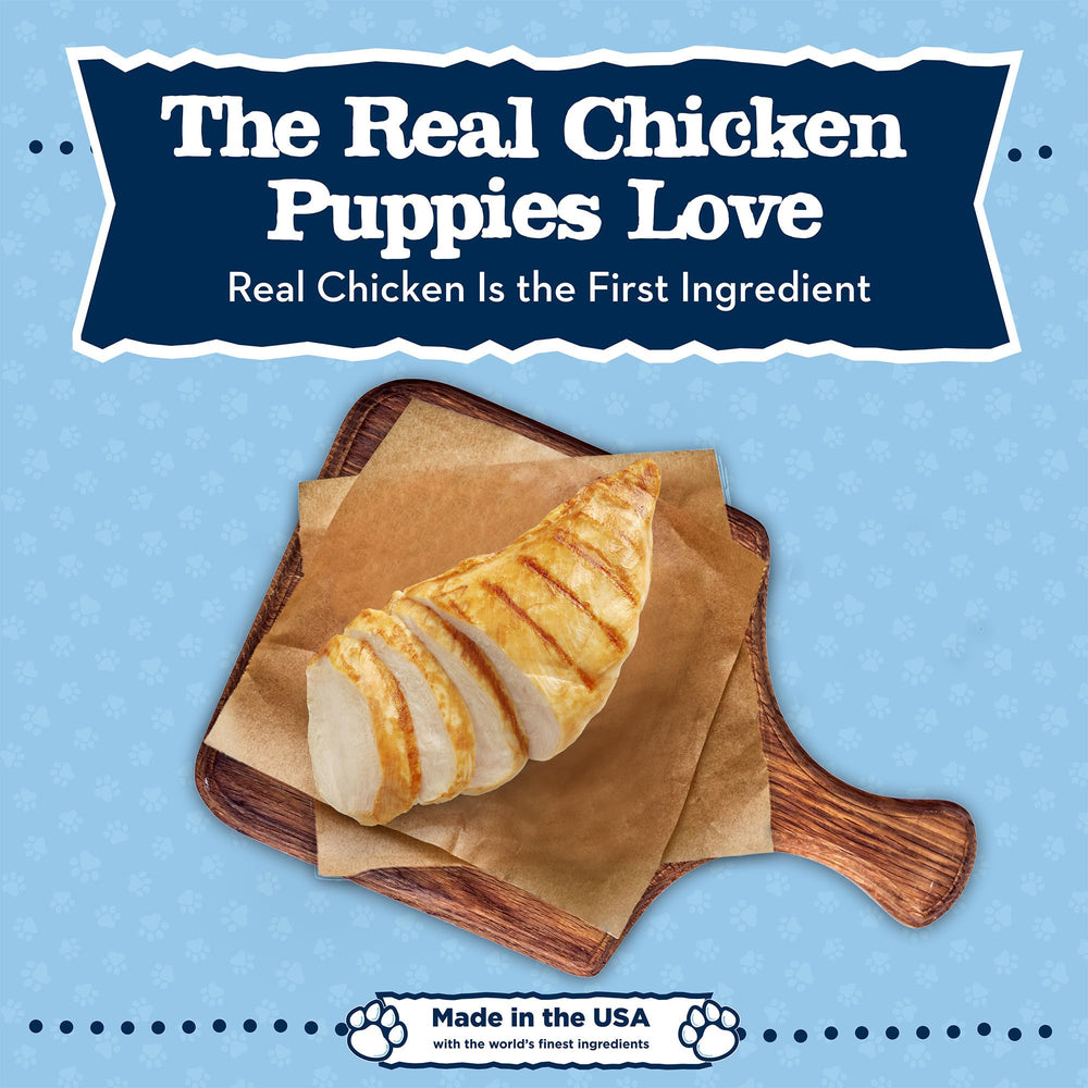 Blue Buffalo Baby BLUE Training Treats soft chew designed for easy puppy training.