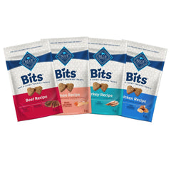 Blue Buffalo Bits beef soft training treats for dogs.