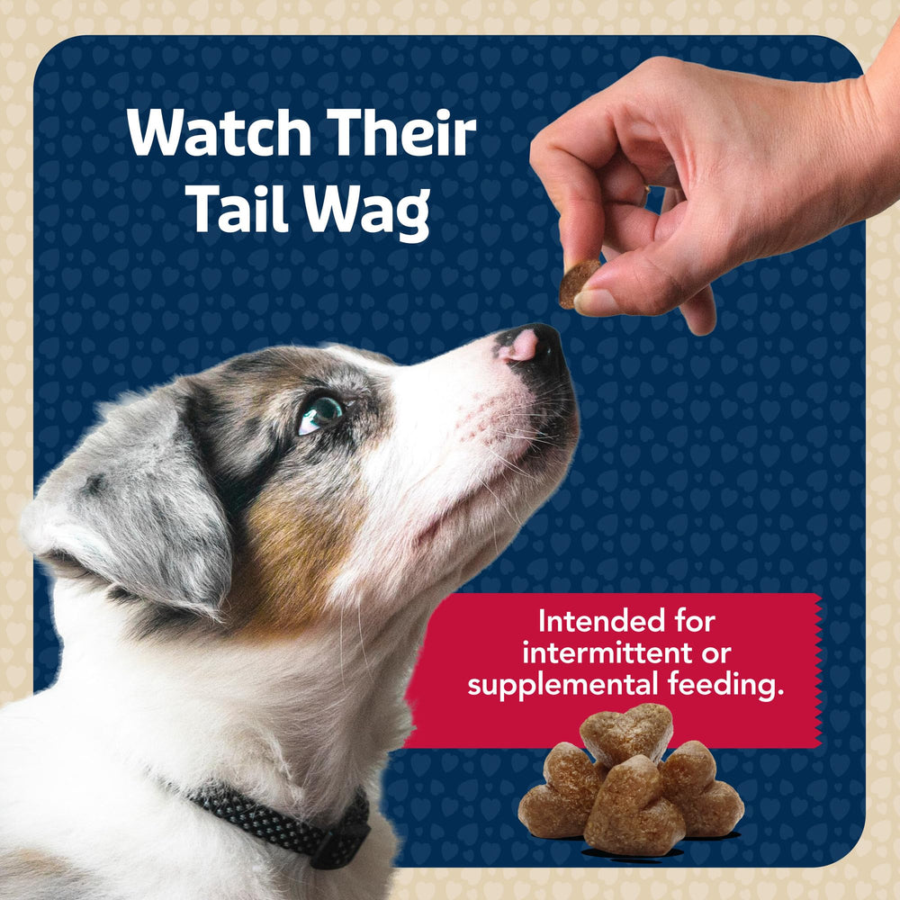 Blue Buffalo Bits no corn, wheat, or soy; simple treat option for dogs