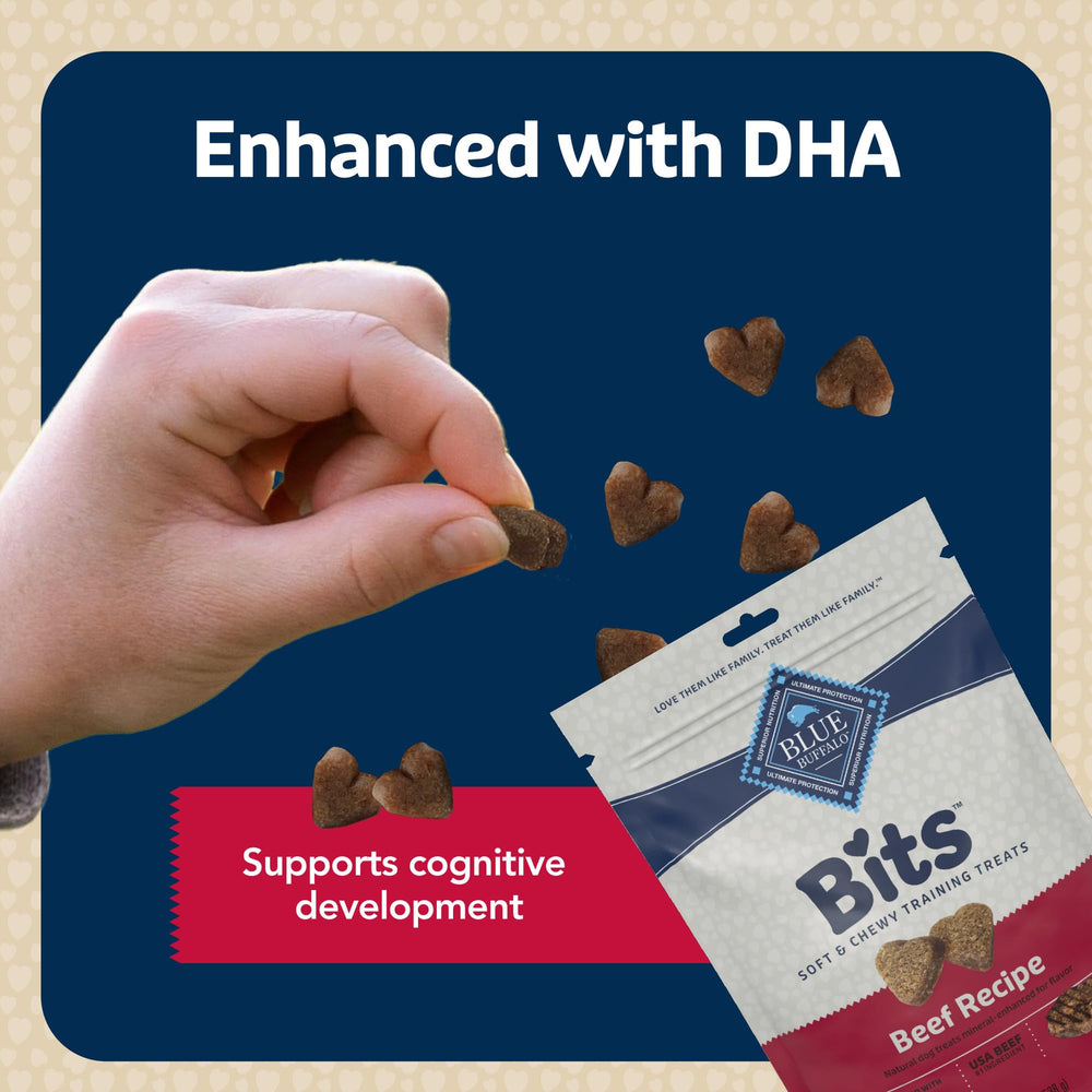 Blue Buffalo Bits wholesome ingredients for natural, tasty rewards during training