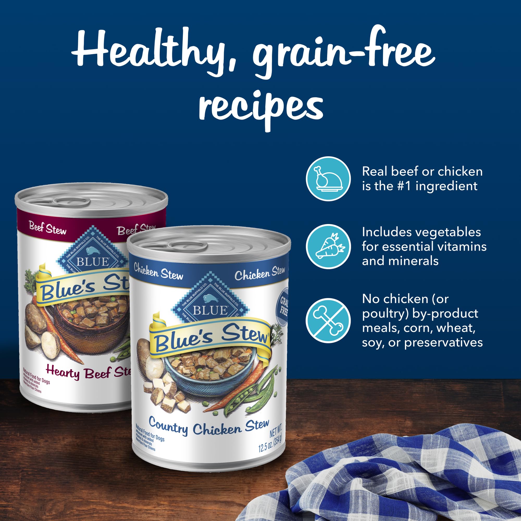 Blue Buffalo Blues Stew gravy bowl showing savory gravy for meals.