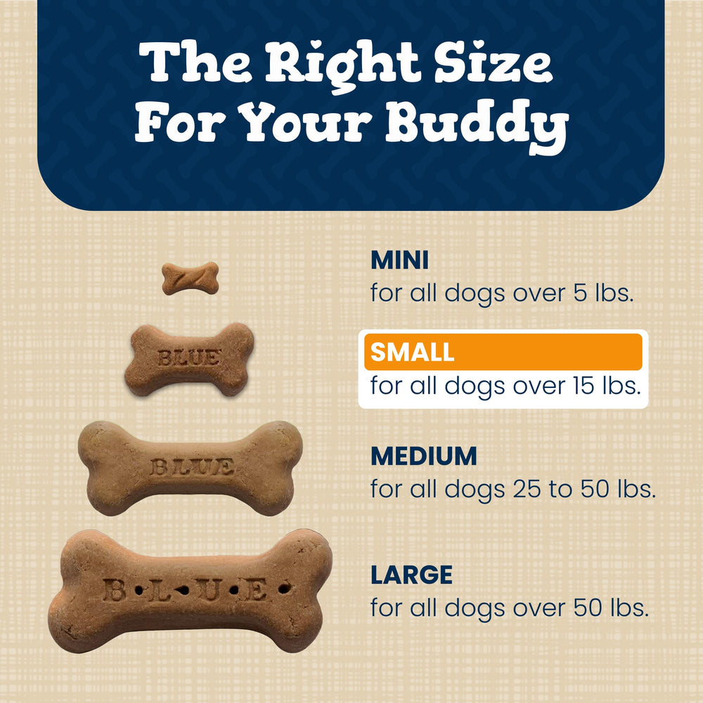Blue Buffalo Bones training treats support positive reinforcement during sessions.