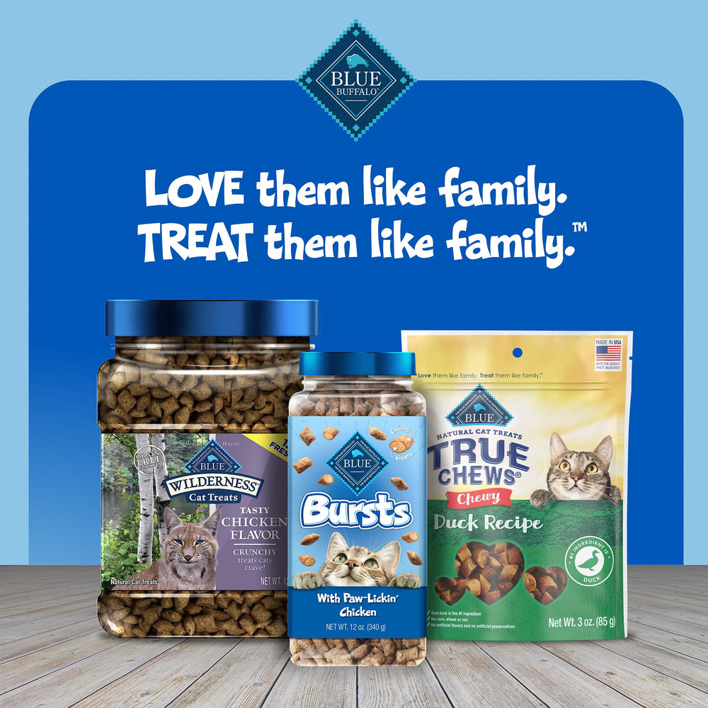 Blue Buffalo Bursts wholesome ingredients with no by-product meals.