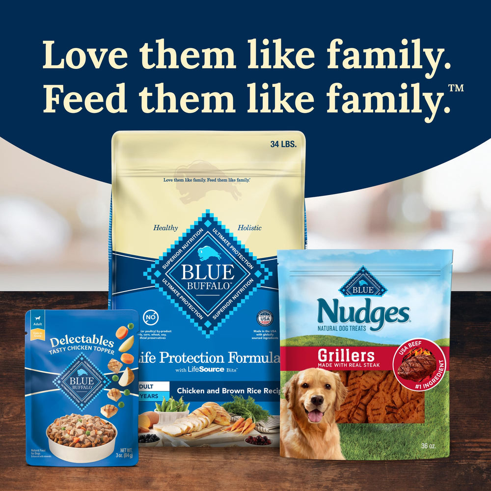 Blue Buffalo Delectables No Artificial Flavors Label – free from artificial flavors in each pouch.