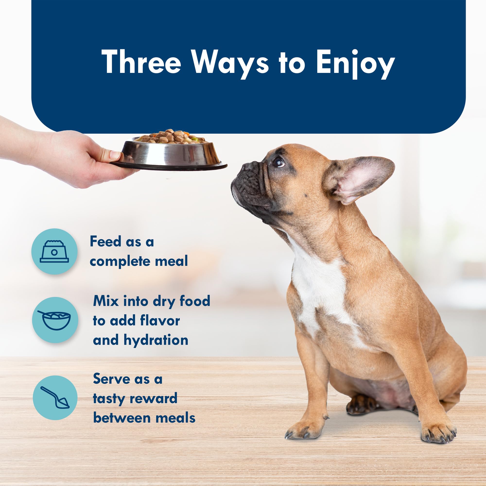 Blue Buffalo Delights grain-free formula without artificial flavors