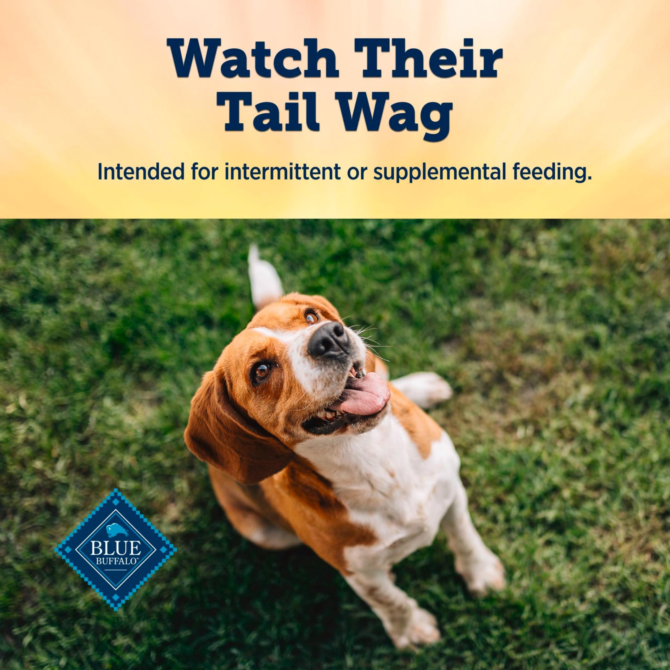 Blue Buffalo dog treat USA origin image underlines domestic production.