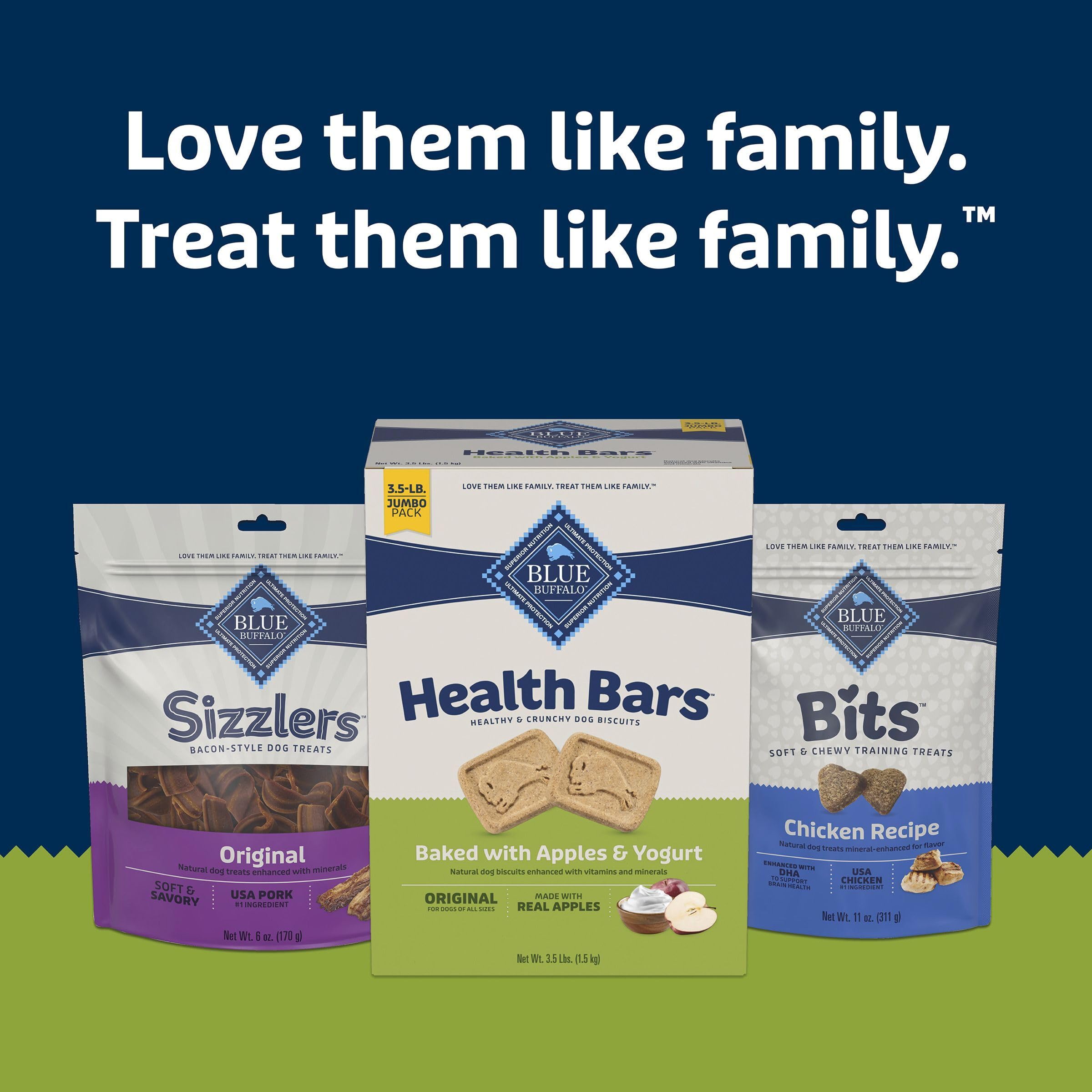 Blue Buffalo Health Bars include omega-3 fatty acids and antioxidants