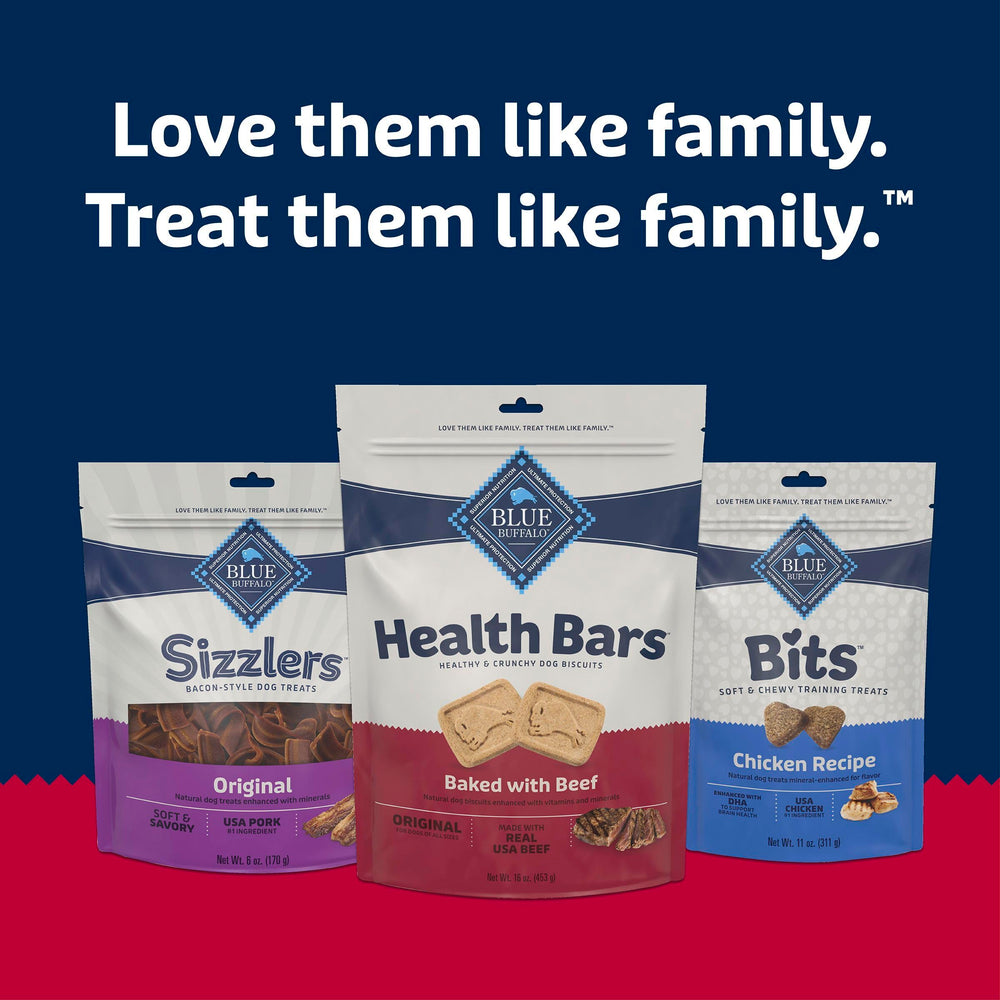 Blue Buffalo Health Bars training-treat beef flavor for rewards.