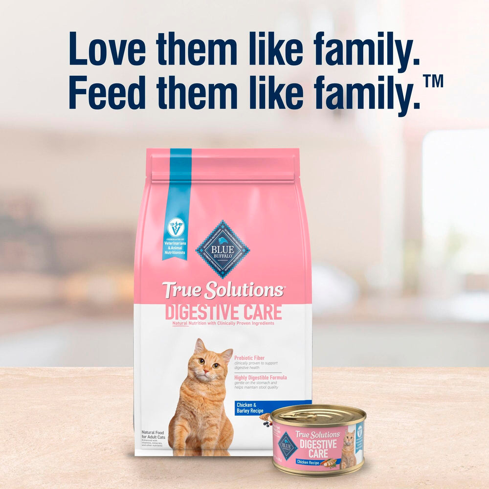 Blue Buffalo True Solutions packaging features enhanced ingredient imagery.