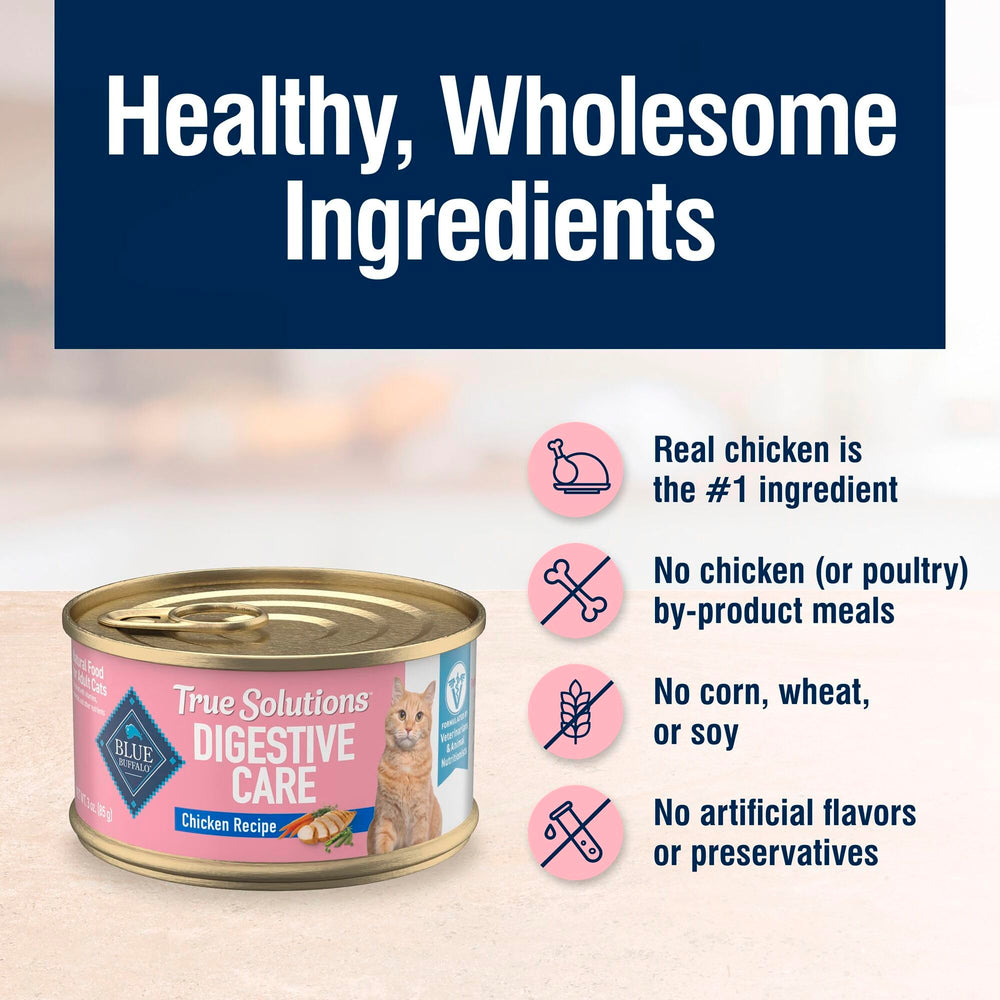 Moisture-rich Blue Buffalo wet food can for hydration