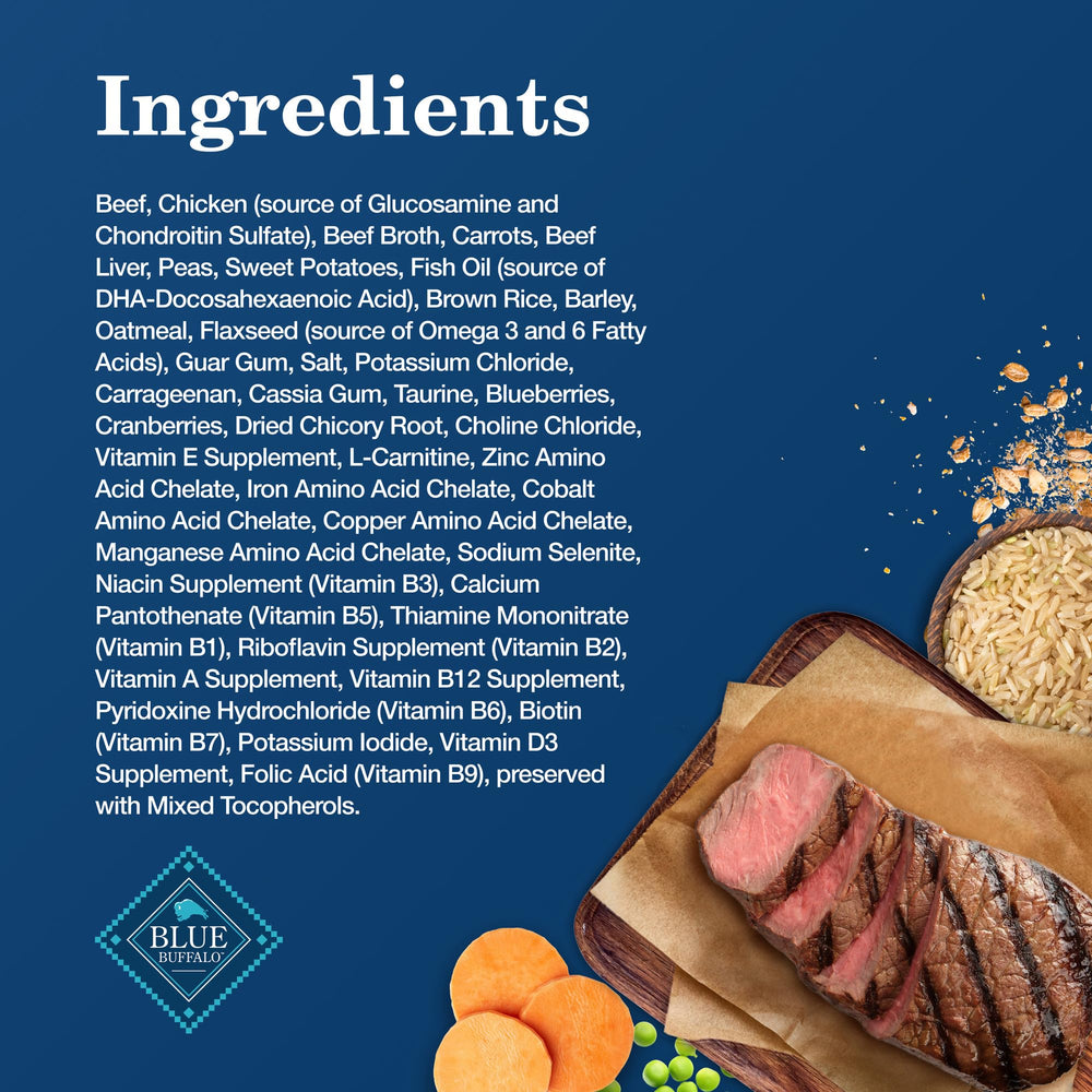 Glucosamine and chondroitin icon in Blue Buffalo Homestyle Senior formula for joint support