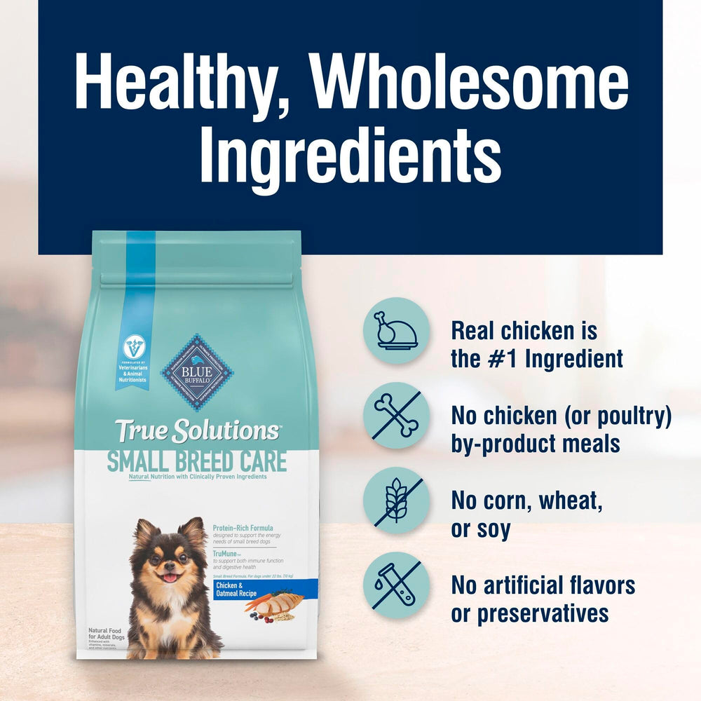 Blue Buffalo ingredient panel highlights natural nutrition.