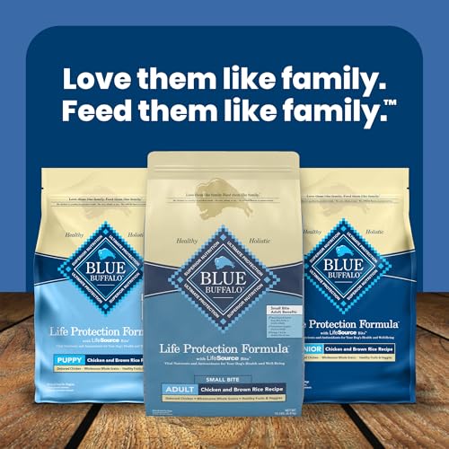 Blue Buffalo Life Protection Small Bite 15-lb bag label detail
