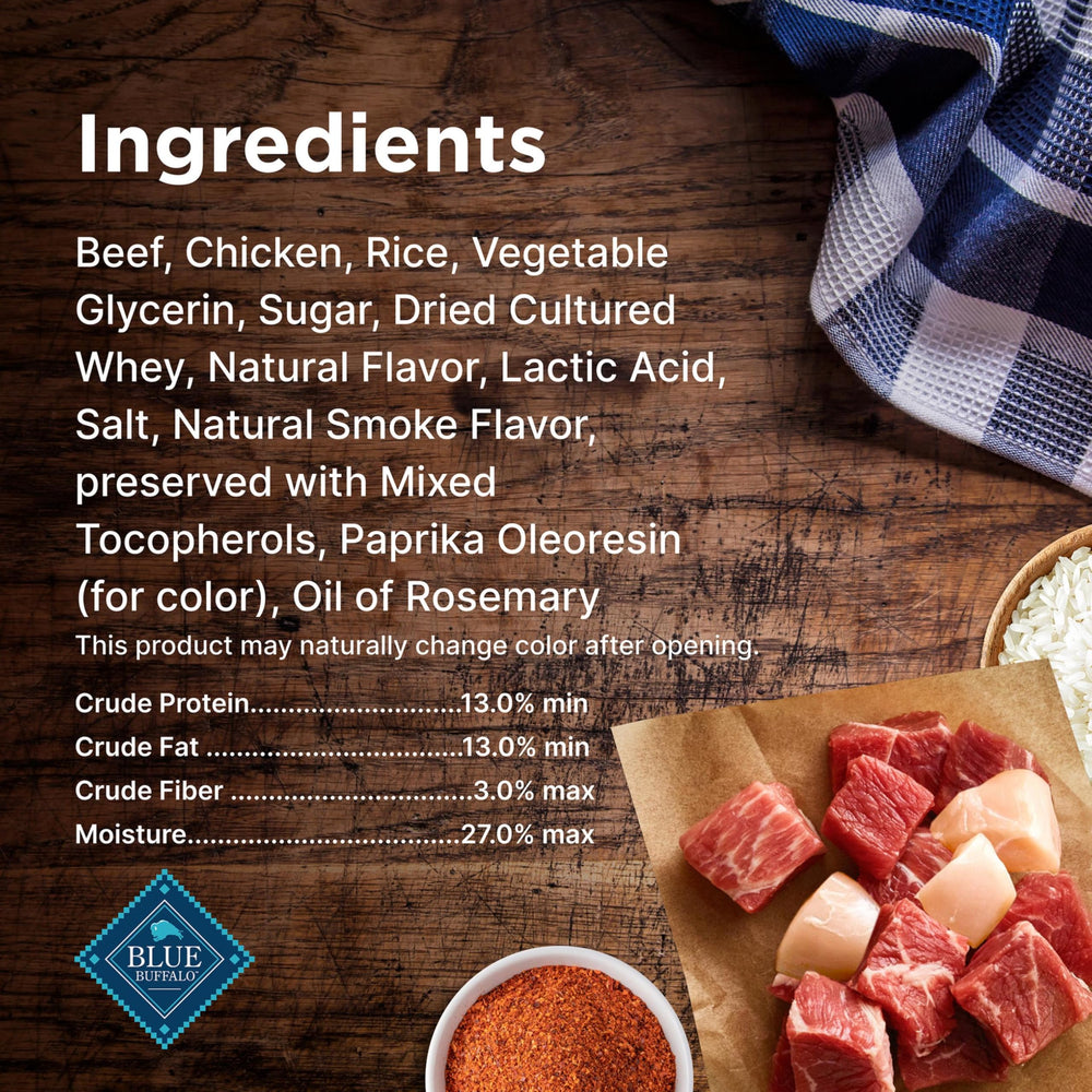 Blue Buffalo Nudges Grillers no chicken by-product for cleaner ingredients