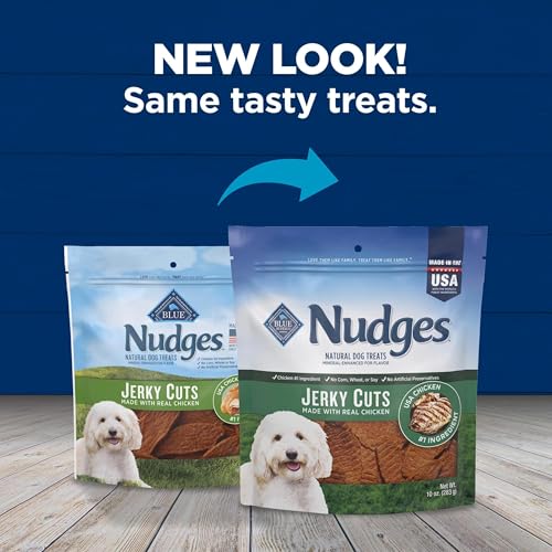 Blue Buffalo Nudges Jerky Cuts training reward use inspires positive moments.