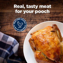 Blue Buffalo Nudges Jerky Cuts real chicken first ingredient for irresistible flavor.
