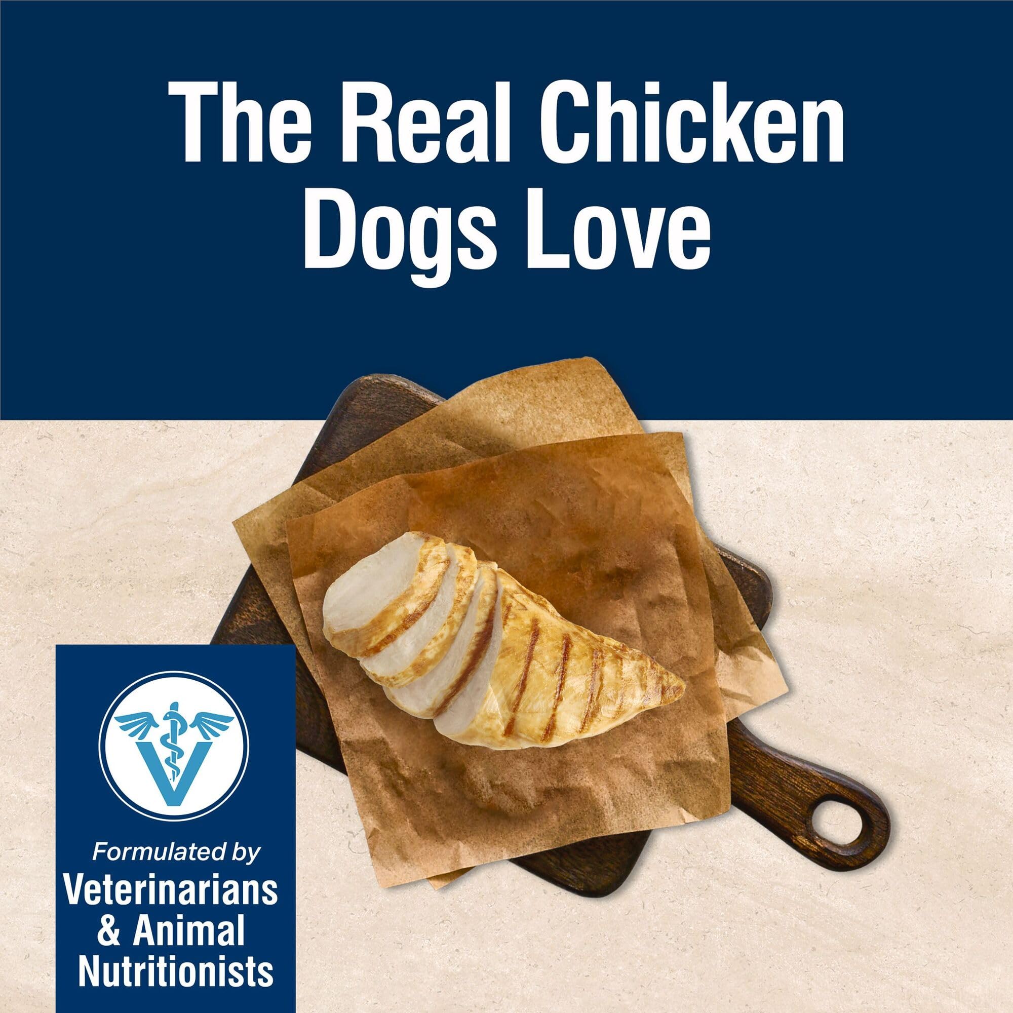 Blue Buffalo real chicken first ingredient highlights quality protein