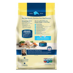 Blue Buffalo kibble with real chicken first ingredient inspires appetite and quality protein.