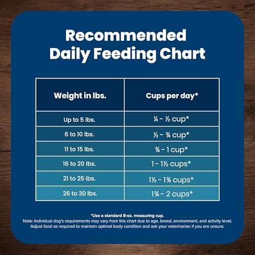 Blue Buffalo serving bowl with kibble for daily feeding routine