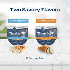 Blue Buffalo Tastefuls built-in chopper helps portion without utensils