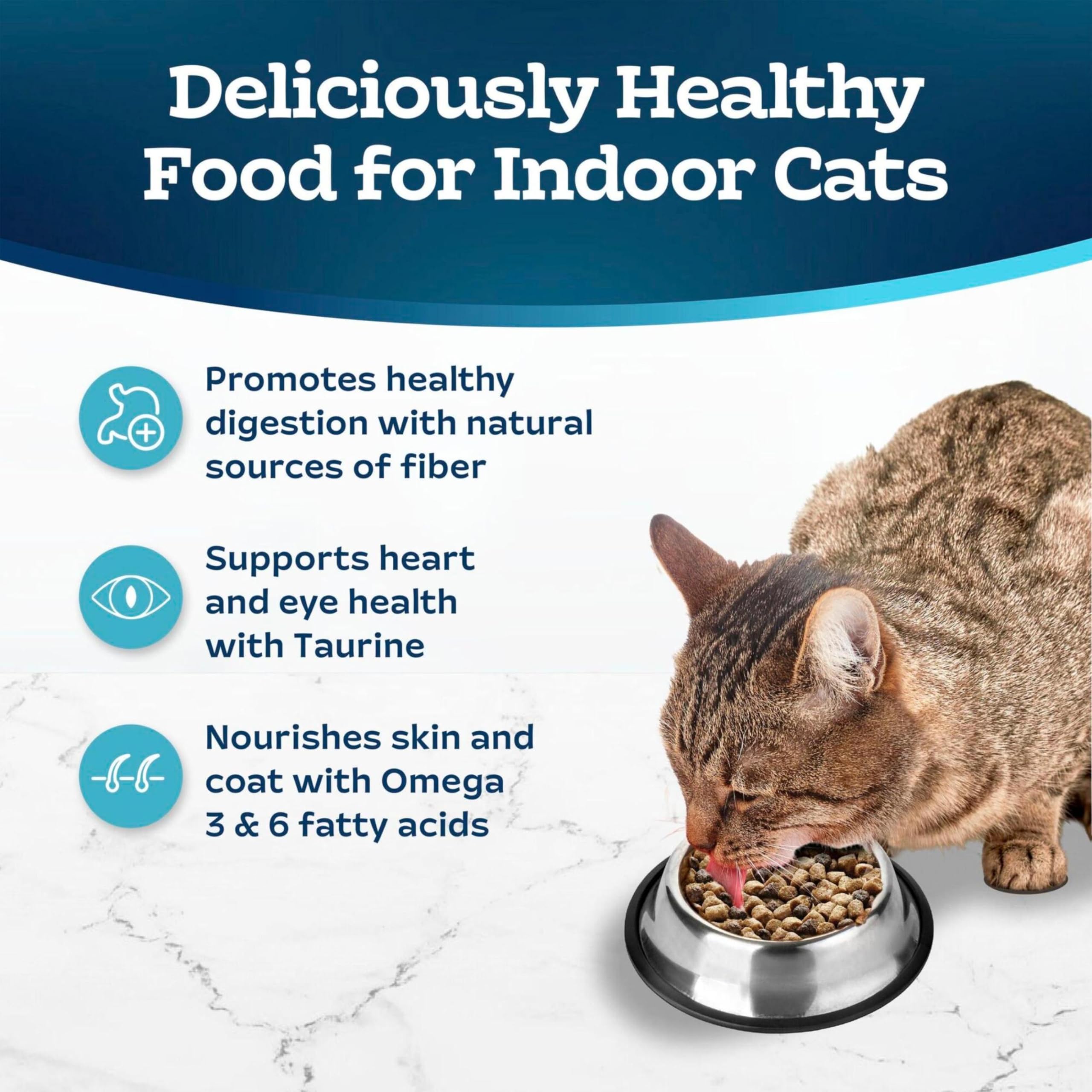Blue Buffalo Tastefuls coat health through balanced nutrition.