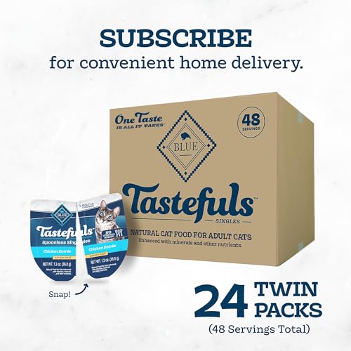 Blue Buffalo Tastefuls convenient portioning tray for meal ease