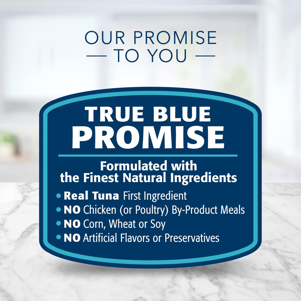 Blue Buffalo Tastefuls 24-count pack of 5.5-oz cans, ready for daily meals.