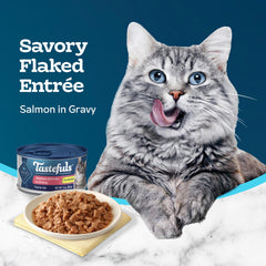 Blue Buffalo Tastefuls high-moisture close-up emphasizes hydration-friendly wet food.