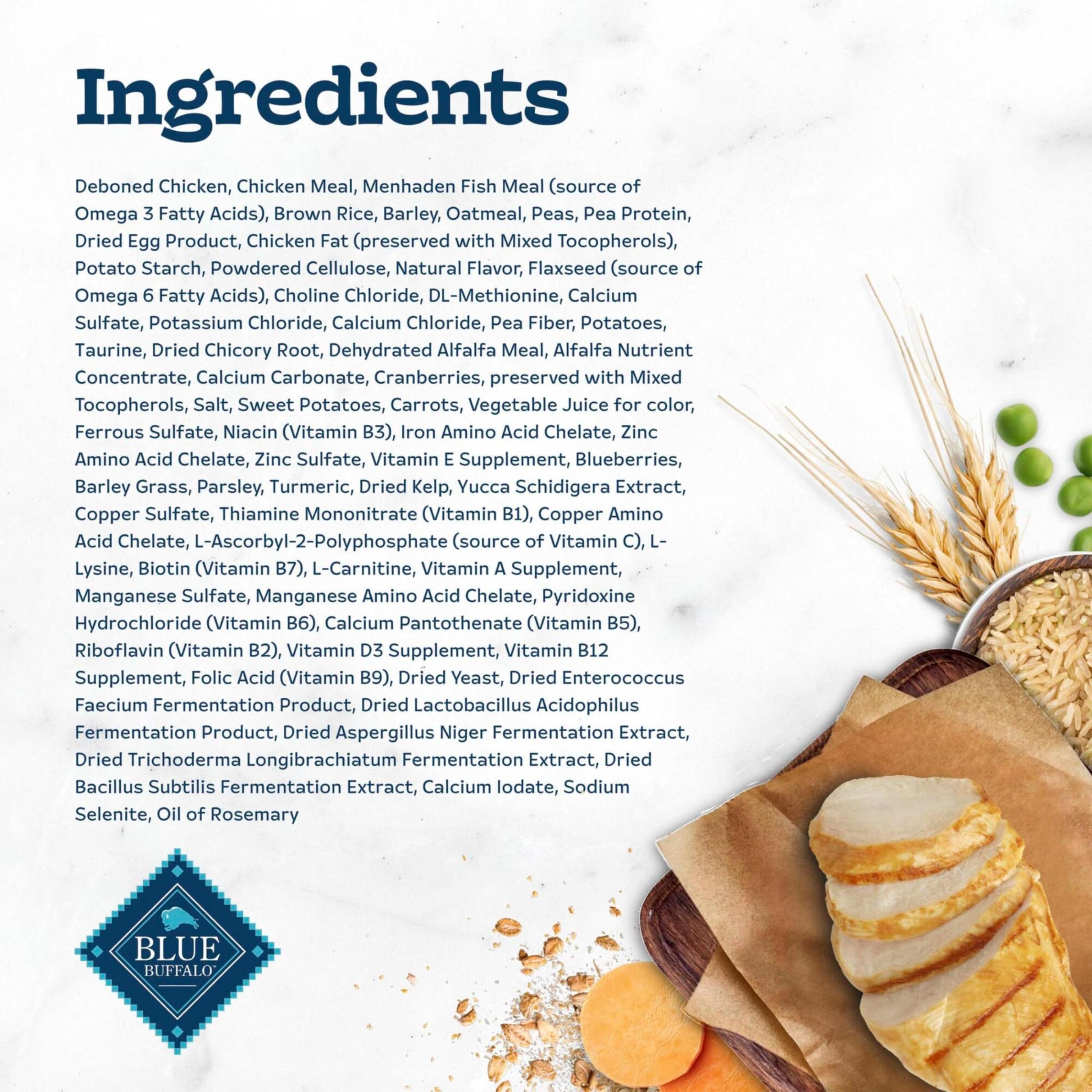 Blue Buffalo Tastefuls indoor nutrition supports digestive health.