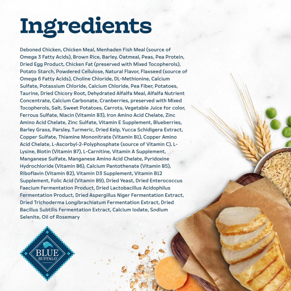 Blue Buffalo Tastefuls indoor nutrition supports digestive health.