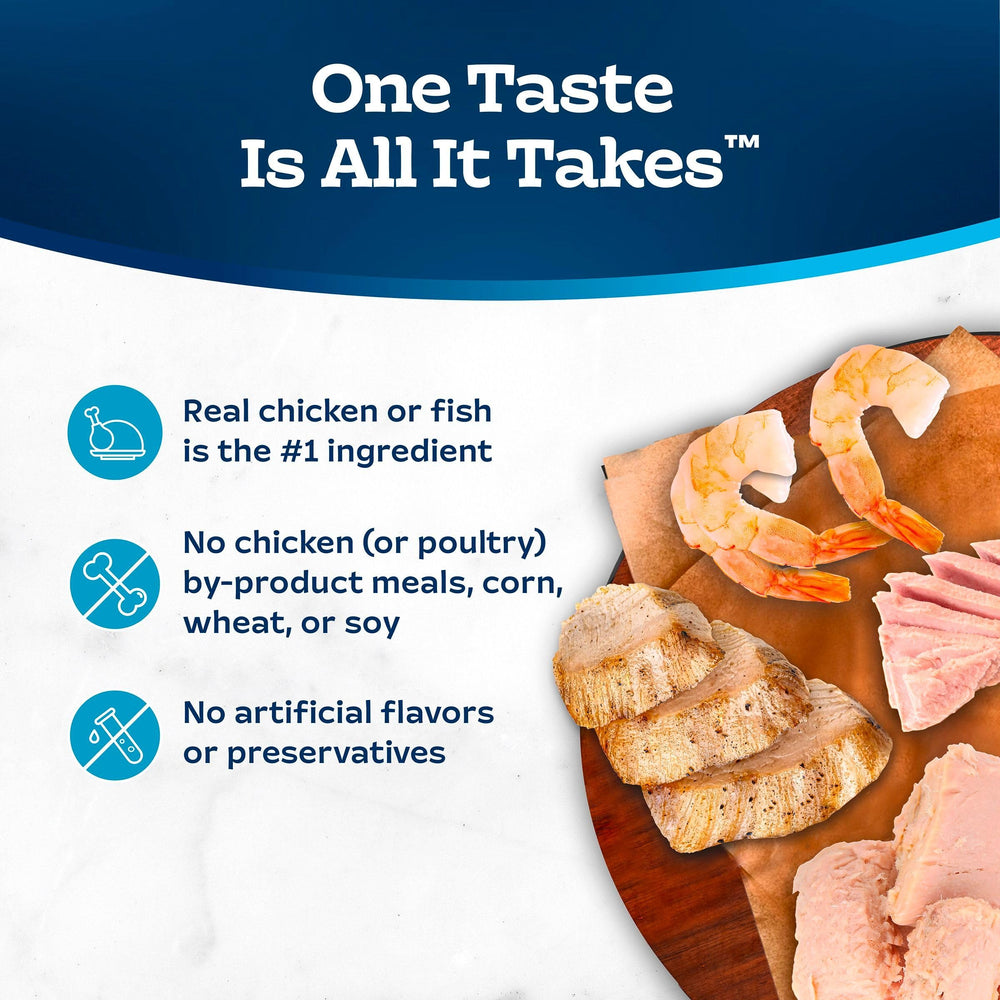 Blue Buffalo Tastefuls natural ingredients with vitamins and minerals support daily nutrition.