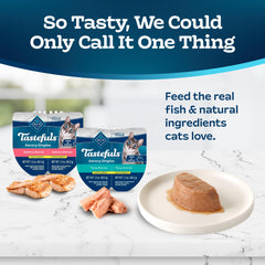 Blue Buffalo Tastefuls portion-controlled trays help you serve balanced meals quickly.