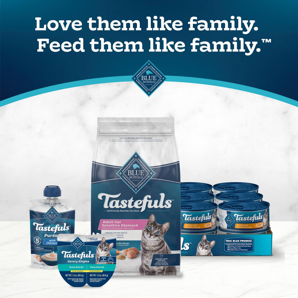 Blue Buffalo Tastefuls USA made badge on packaging