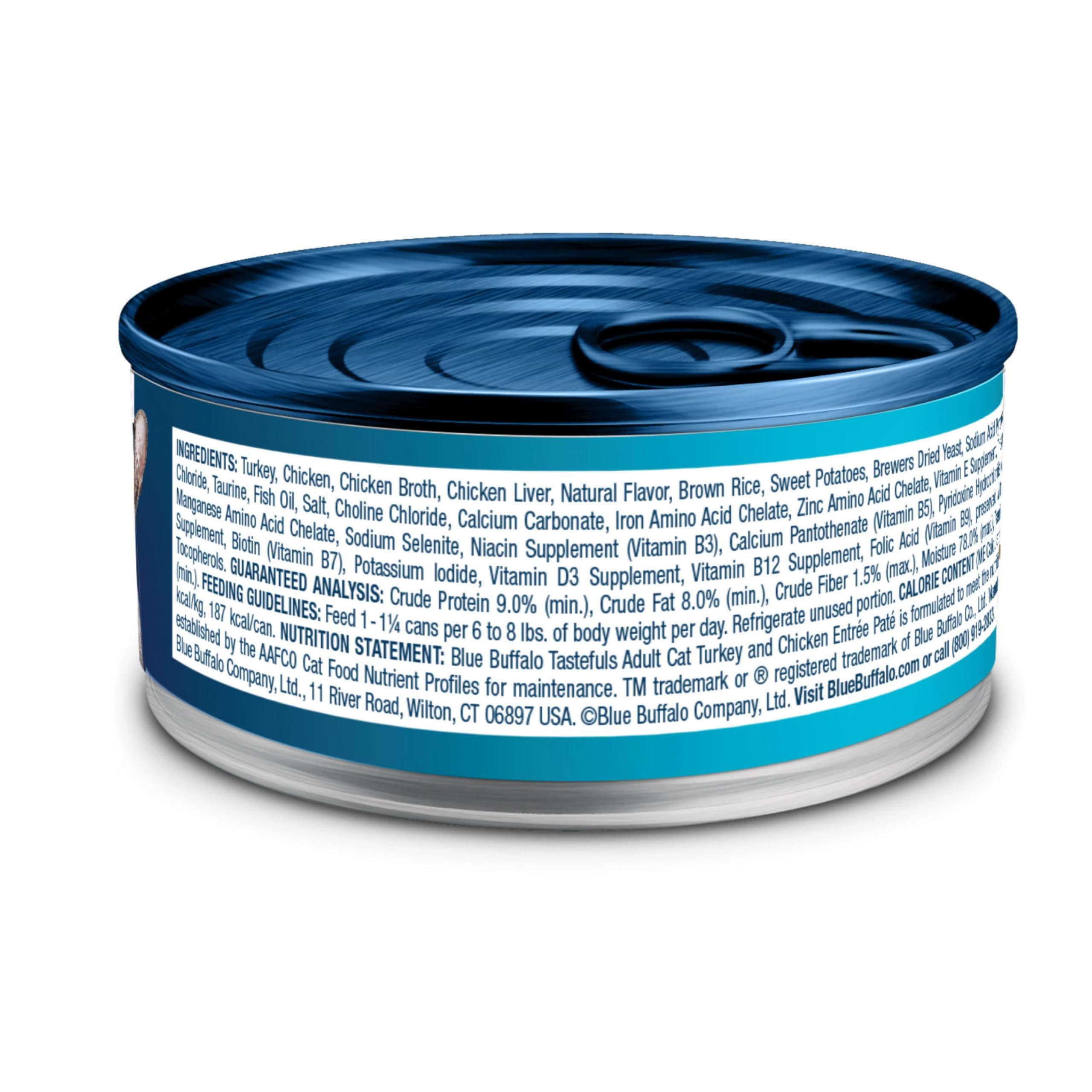 Blue Buffalo Tastefuls high-moisture serving for better hydration.