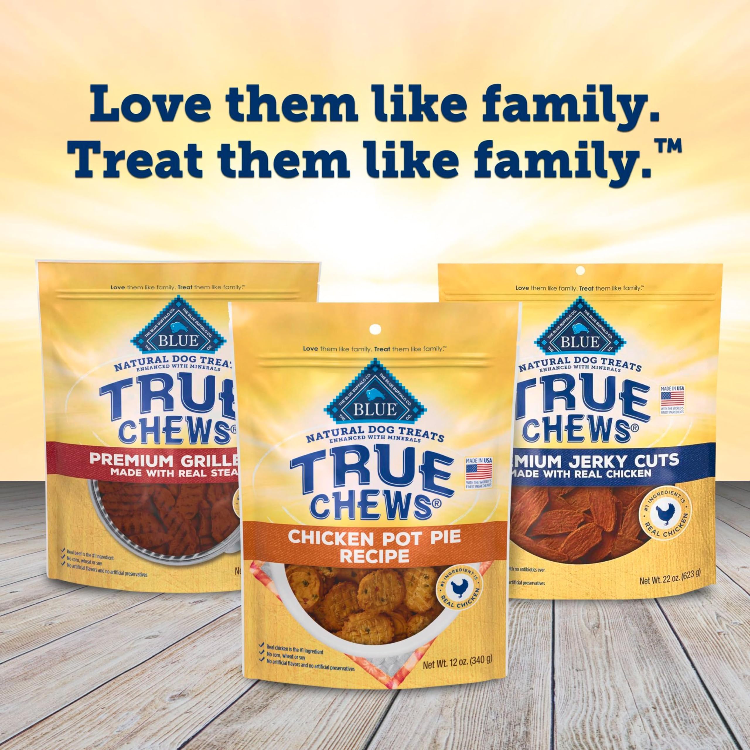 Blue Buffalo True Chews celebration-ready treats for dogs