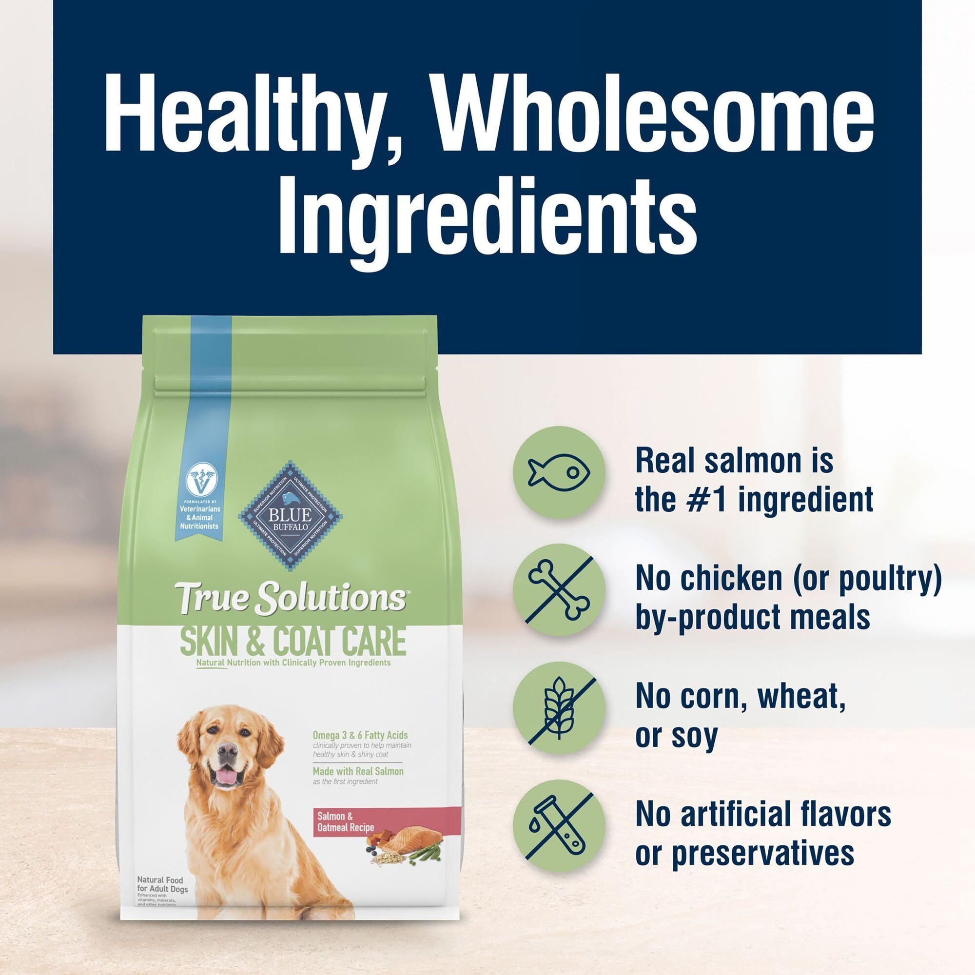 11-lb BLUE True Solutions bag close-up