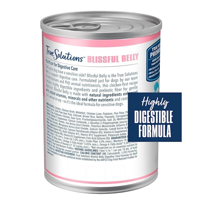Blue Buffalo True Solutions Blissful Belly chicken ingredient close-up, high-quality protein.