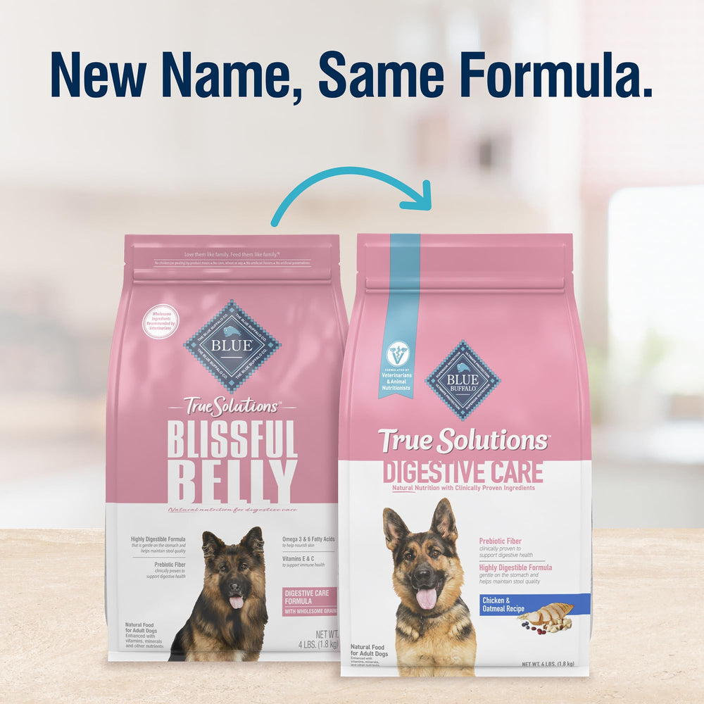 Blue Buffalo Digestive Care features real chicken as the first ingredient for protein