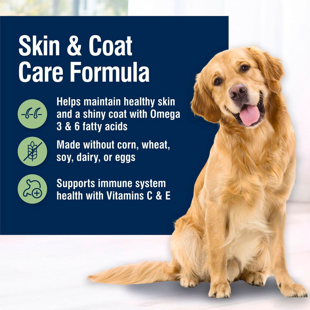 Omega 3 and 6 fatty acids for coat and skin support