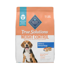 Blue Buffalo True Solutions Weight Control dry dog food 11lb bag supports weight management