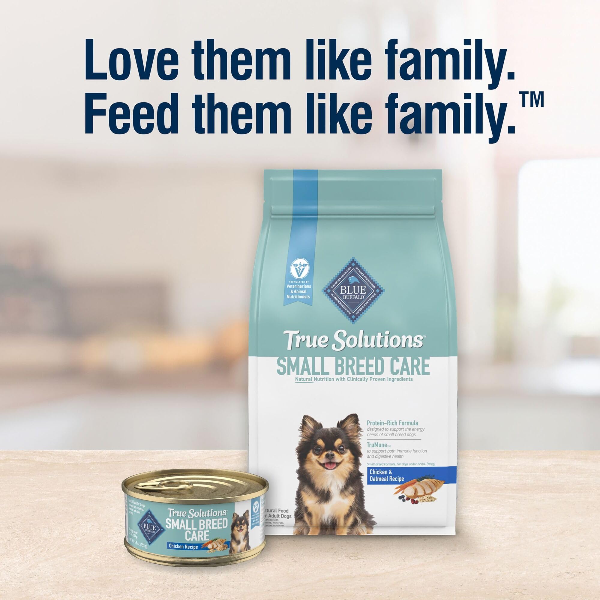 Blue Buffalo True Solutions developed with veterinarians and nutritionists.