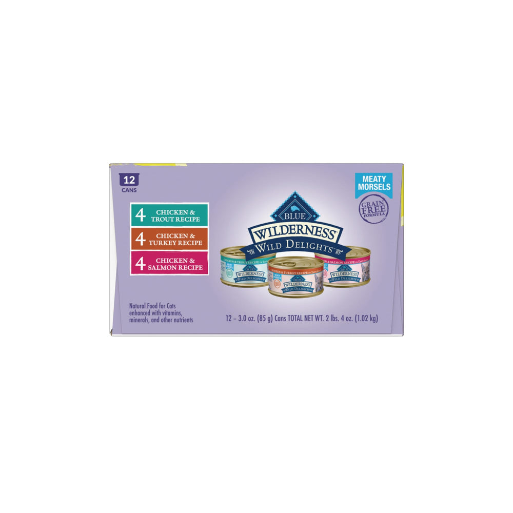 Blue Buffalo Wilderness Grain-Free ingredients highlight natural nutrition.