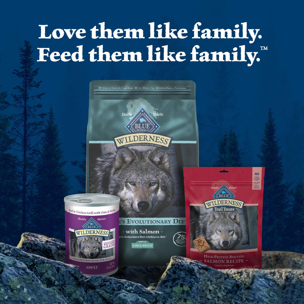 Blue Buffalo Wilderness Healthy Ingredients provide balanced nutrition daily.