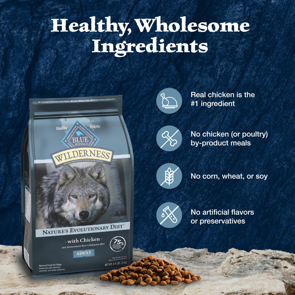 Blue Buffalo Wilderness LifeSource Bits close-up for immune support