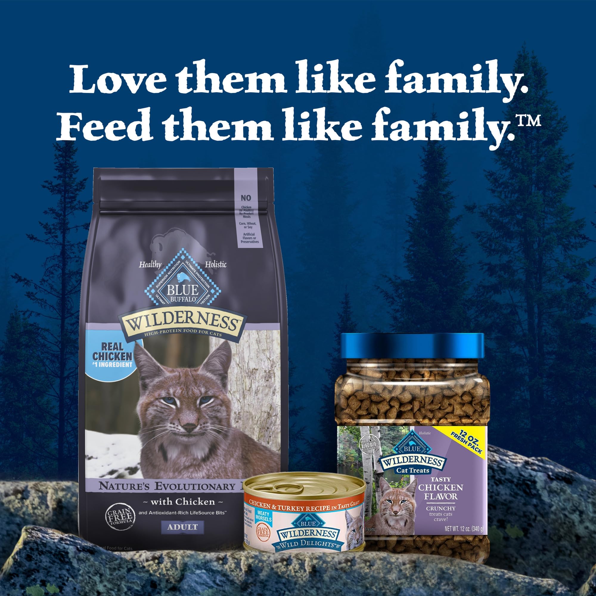 Blue Buffalo Wilderness kibble in a bowl ready to serve.
