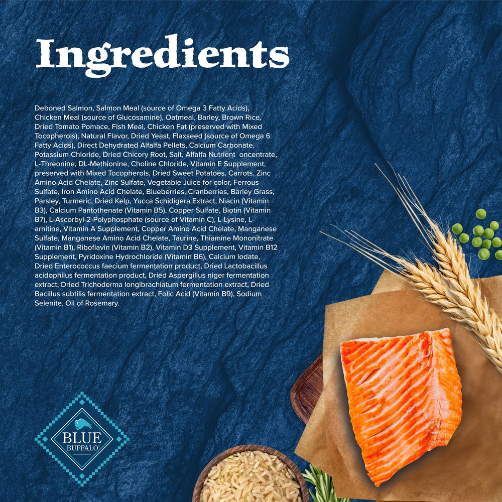 Blue Buffalo Wilderness No corn, wheat, or soy: simple ingredient list.
