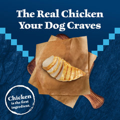 Blue Buffalo Wilderness Small Breed Chicken Recipe bag back ingredients and LifeSource Bits