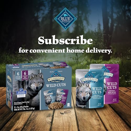 Blue Buffalo Wilderness Trail Toppers energy-snack – quick motivation during adventures.
