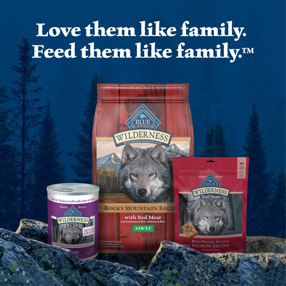 Blue Buffalo Wilderness Trail Toppers packaging enhanced – packaging highlights ingredients.